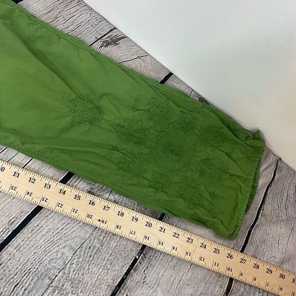 Tommy Hilfiger Y2K Vintage Green Embroidered Pants size 10 - Picture 16 of 16